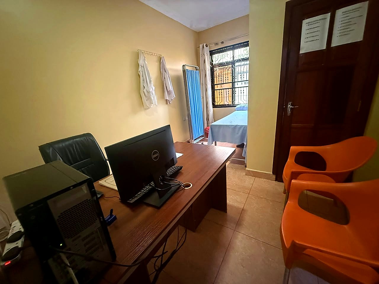 Faraja Dispensary administration and partnership workspace